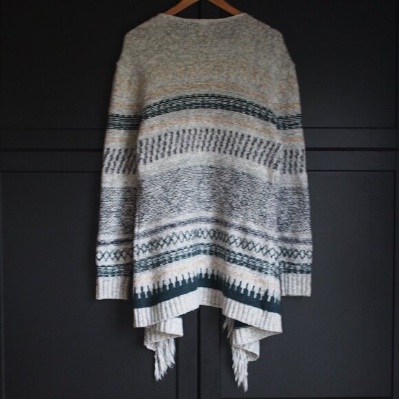 Cabi | Cotton Blend, Boho Fringe Open Cardigan - Picture 6 of 6